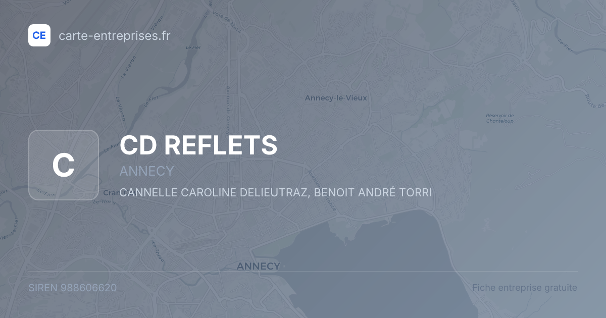 CD REFLETS — 988606620 — fiche entreprise