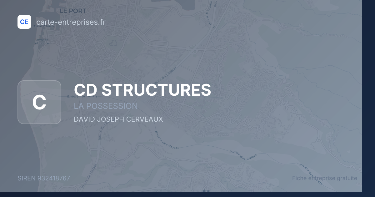 CD STRUCTURES — 932418767 — fiche entreprise