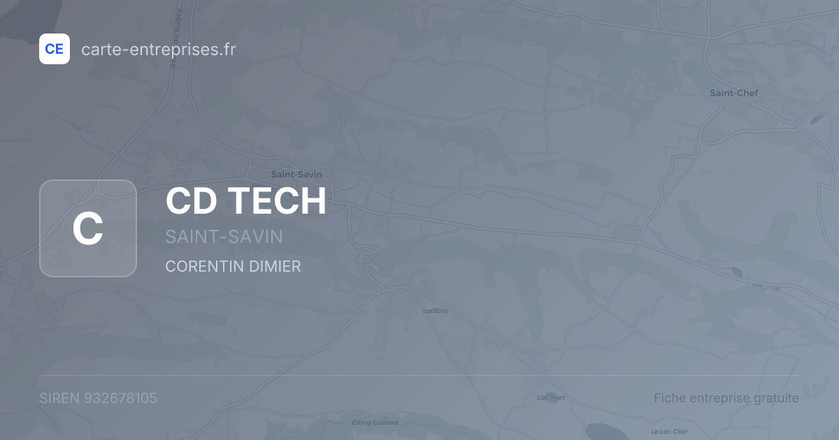 CD TECH — 932678105 — fiche entreprise