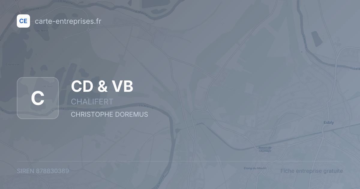 CD & VB — 878830389 — fiche entreprise