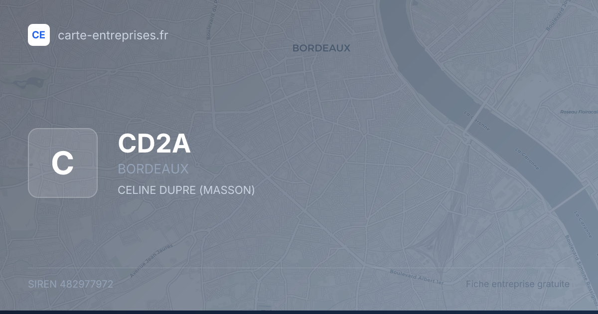 CD2A — 482977972 — fiche entreprise