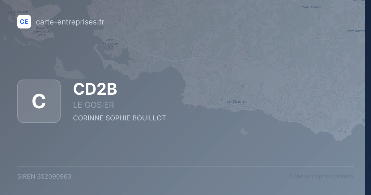 CD2B — 352090963 — fiche entreprise