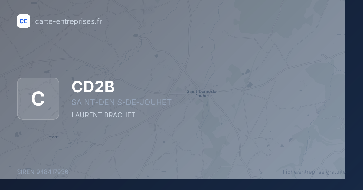 CD2B — 948417936 — fiche entreprise