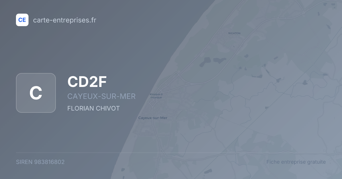 CD2F — 983816802 — fiche entreprise