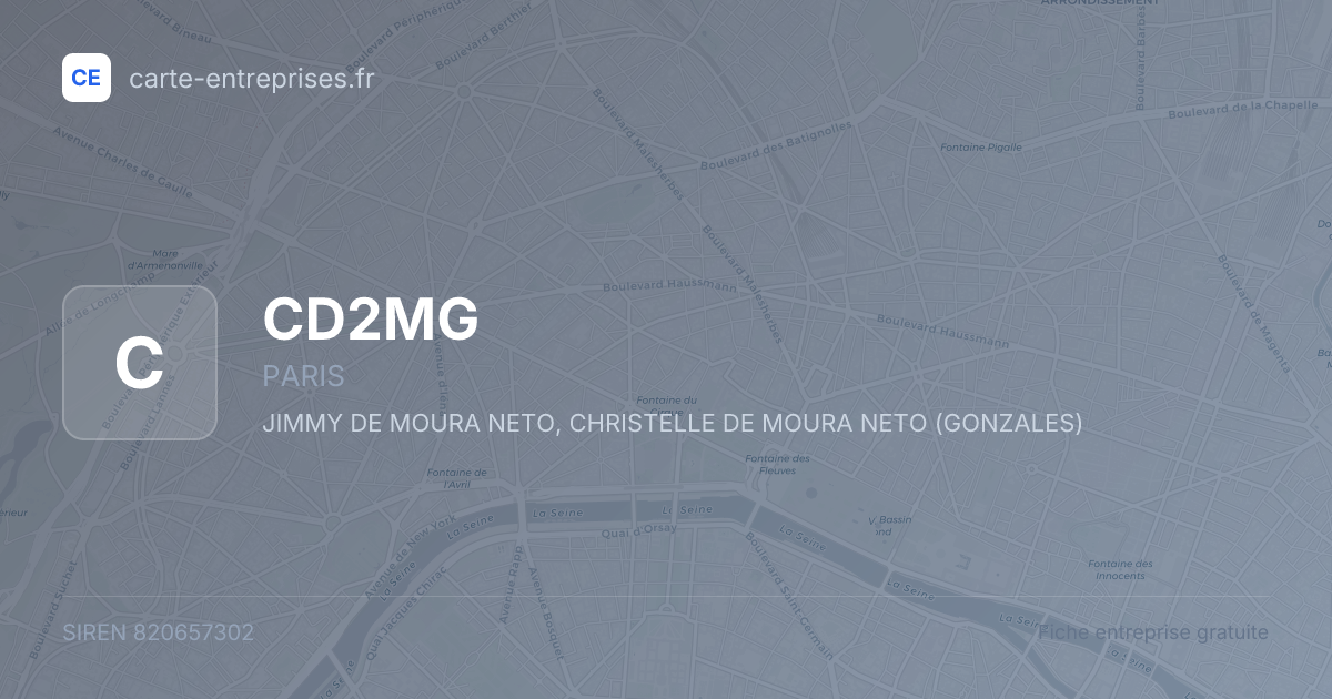 CD2MG — 820657302 — fiche entreprise