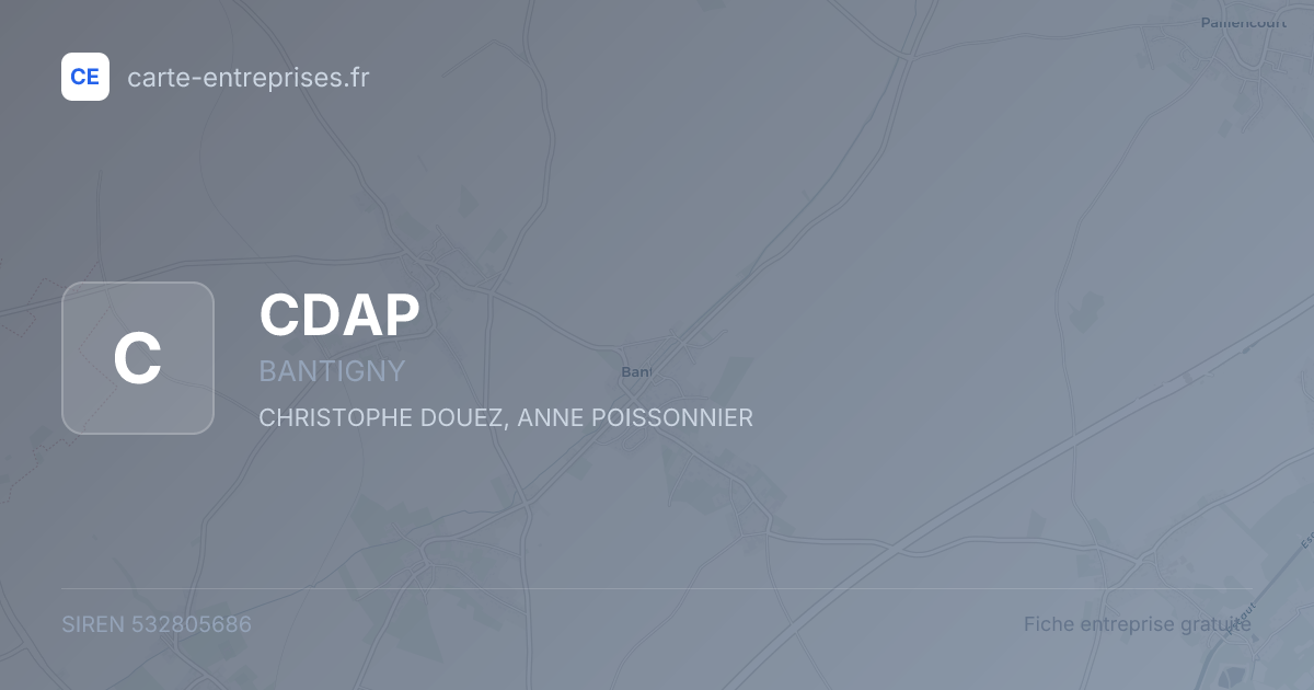 CDAP — 532805686 — fiche entreprise