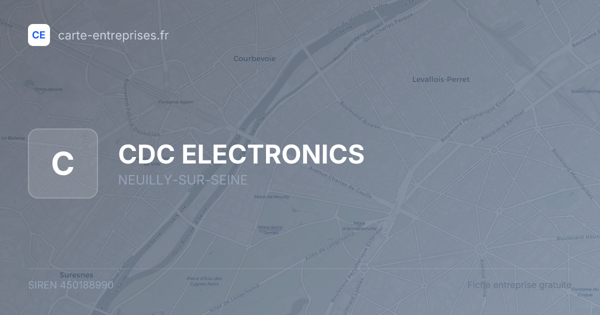CDC ELECTRONICS — 450188990 — fiche entreprise