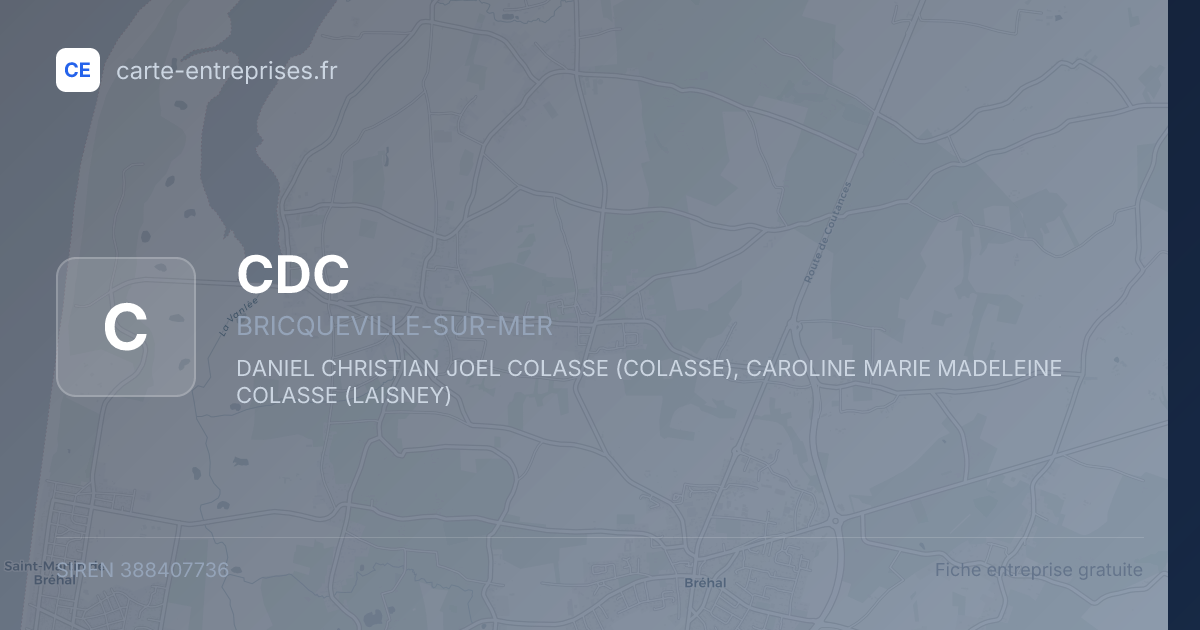 CDC — 388407736 — fiche entreprise