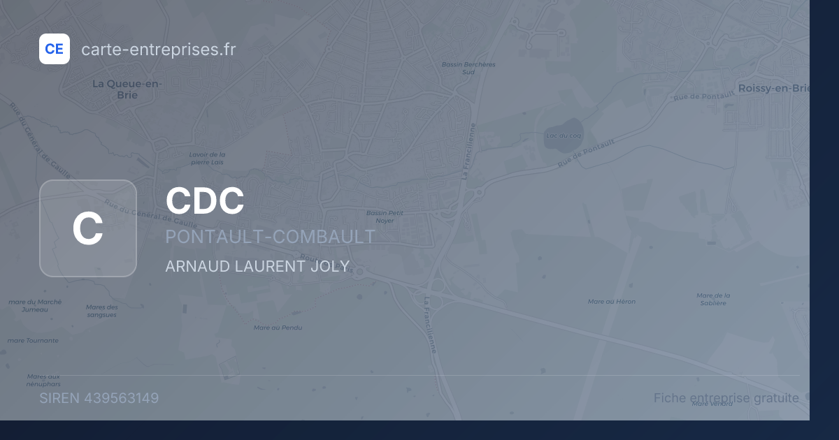 CDC — 439563149 — fiche entreprise