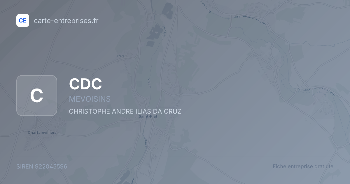 CDC — 922045596 — fiche entreprise