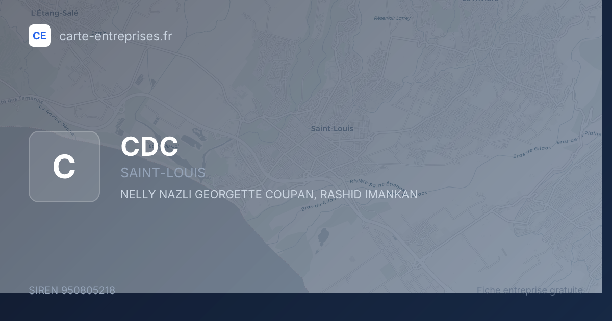 CDC — 950805218 — fiche entreprise