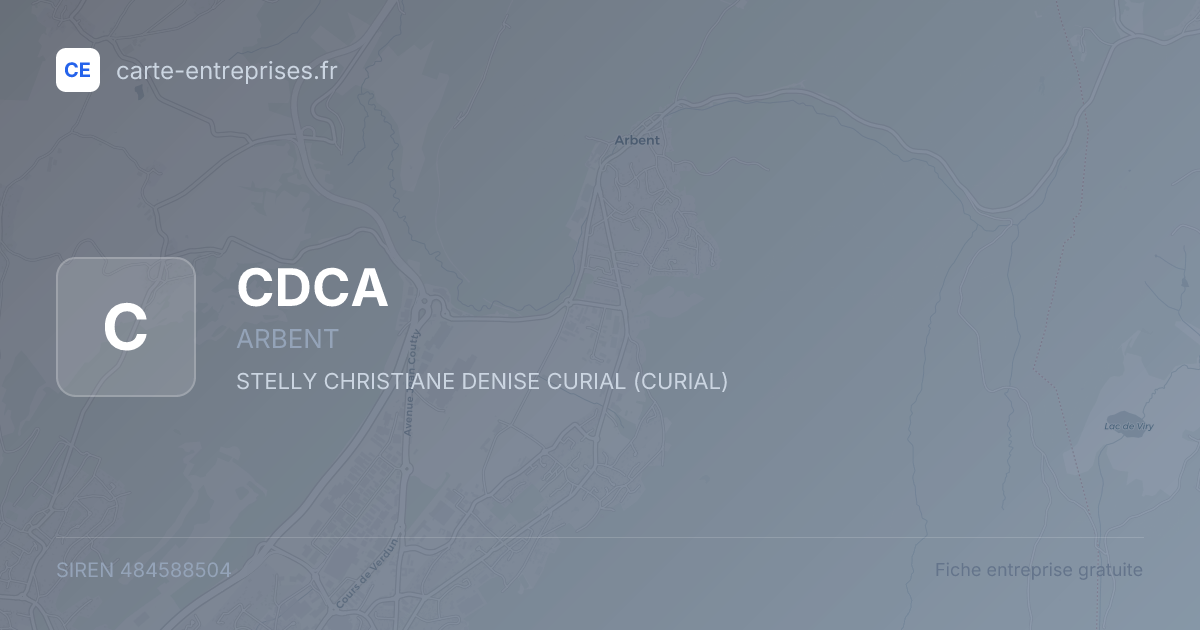 CDCA — 484588504 — fiche entreprise