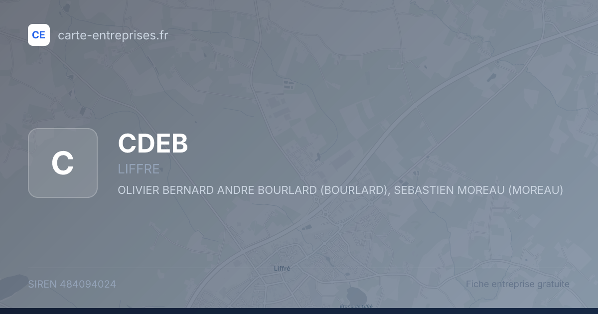 CDEB — 484094024 — fiche entreprise