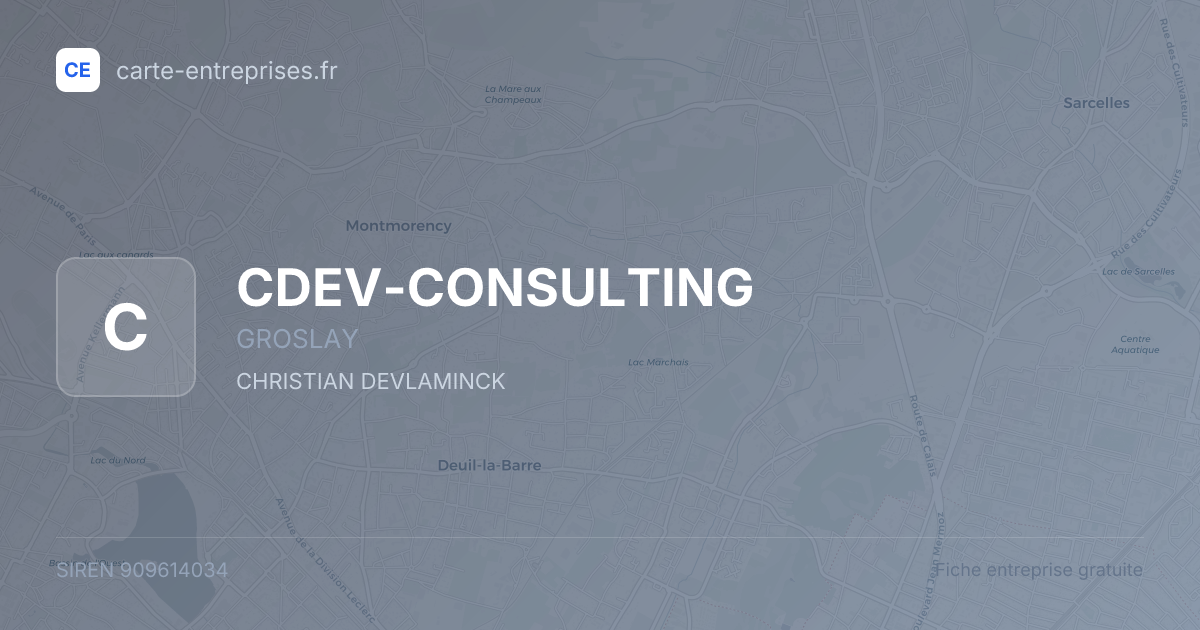 CDEV-CONSULTING — 909614034 — fiche entreprise