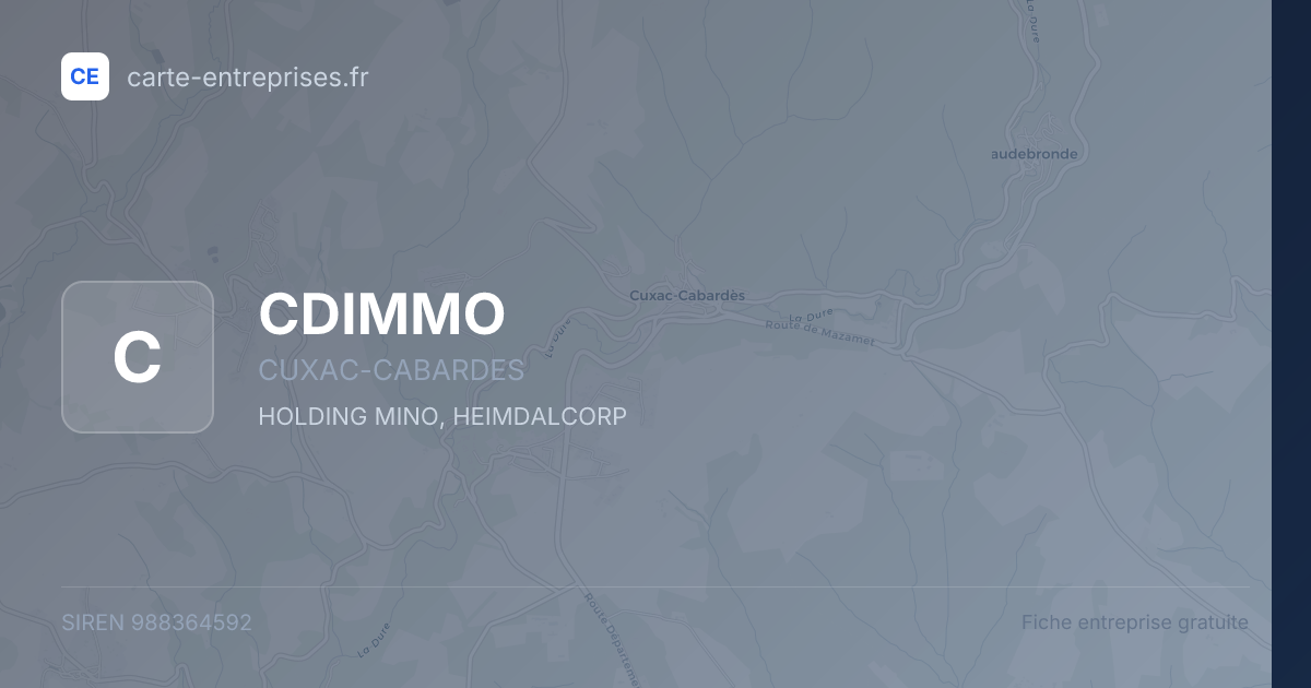 CDIMMO — 988364592 — fiche entreprise