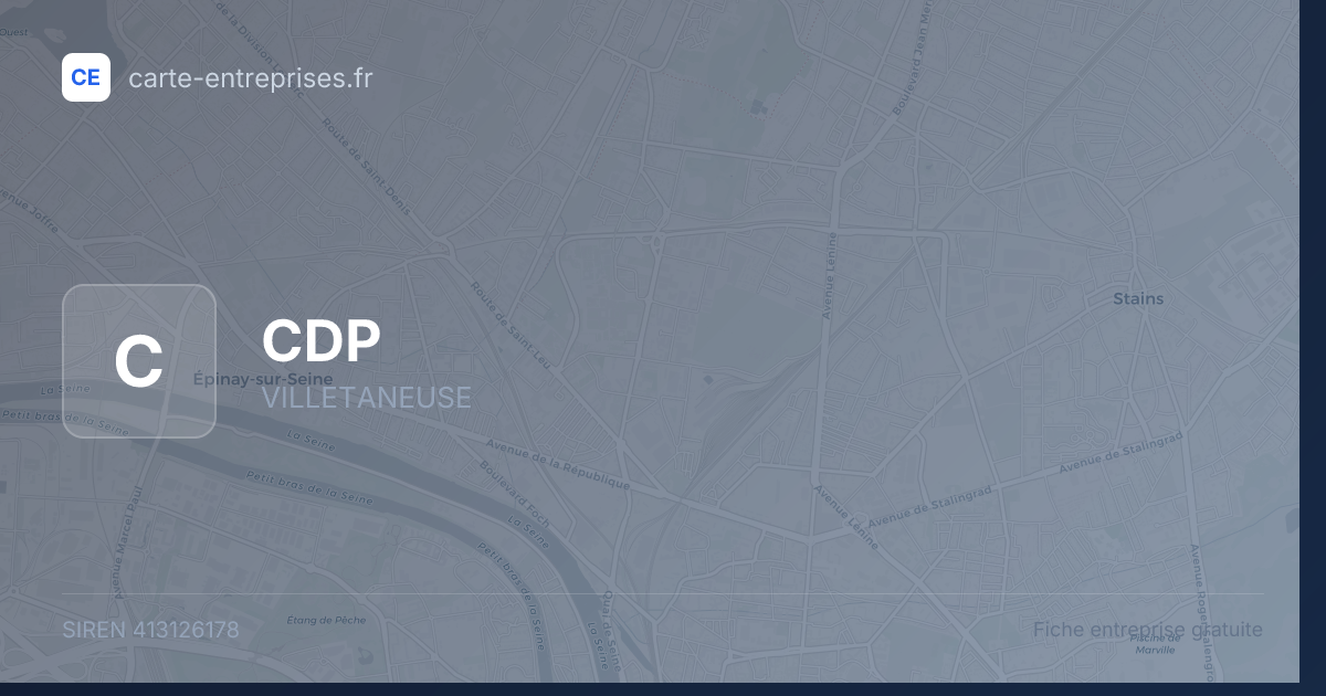 CDP — 413126178 — fiche entreprise
