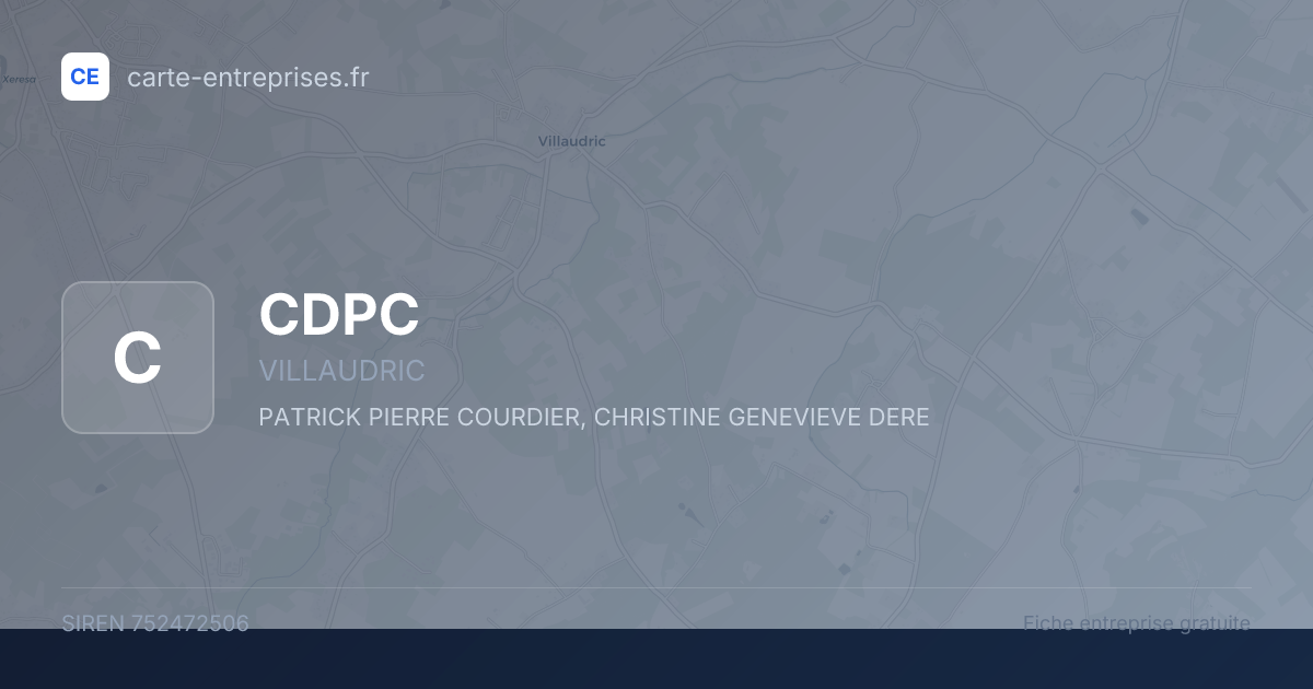 CDPC — 752472506 — fiche entreprise