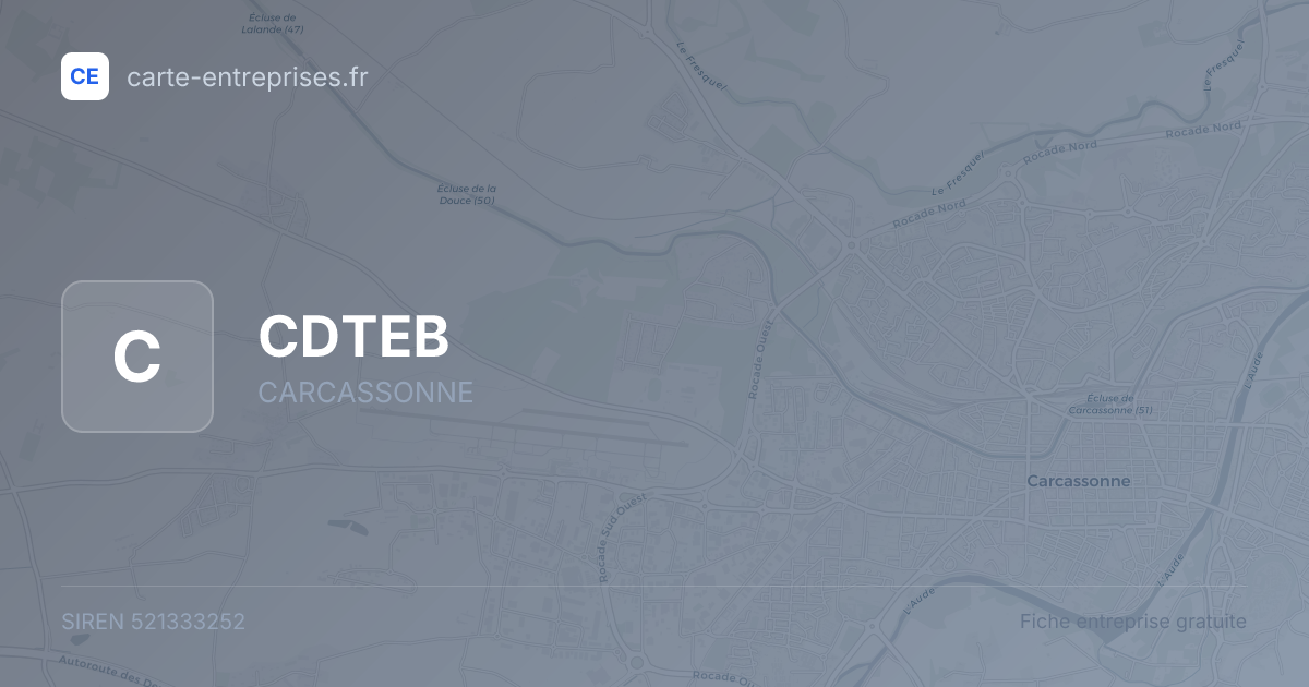 CDTEB — 521333252 — fiche entreprise