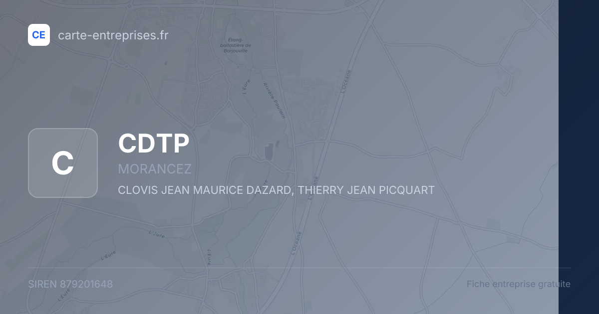 CDTP — 879201648 — fiche entreprise