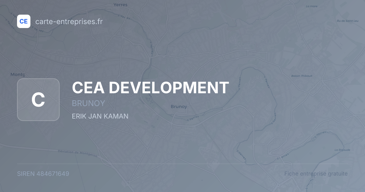 CEA DEVELOPMENT — 484671649 — fiche entreprise