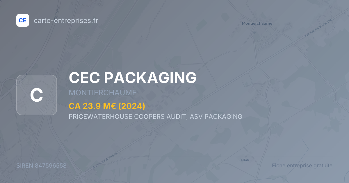 CEC PACKAGING — 847596558 — fiche entreprise