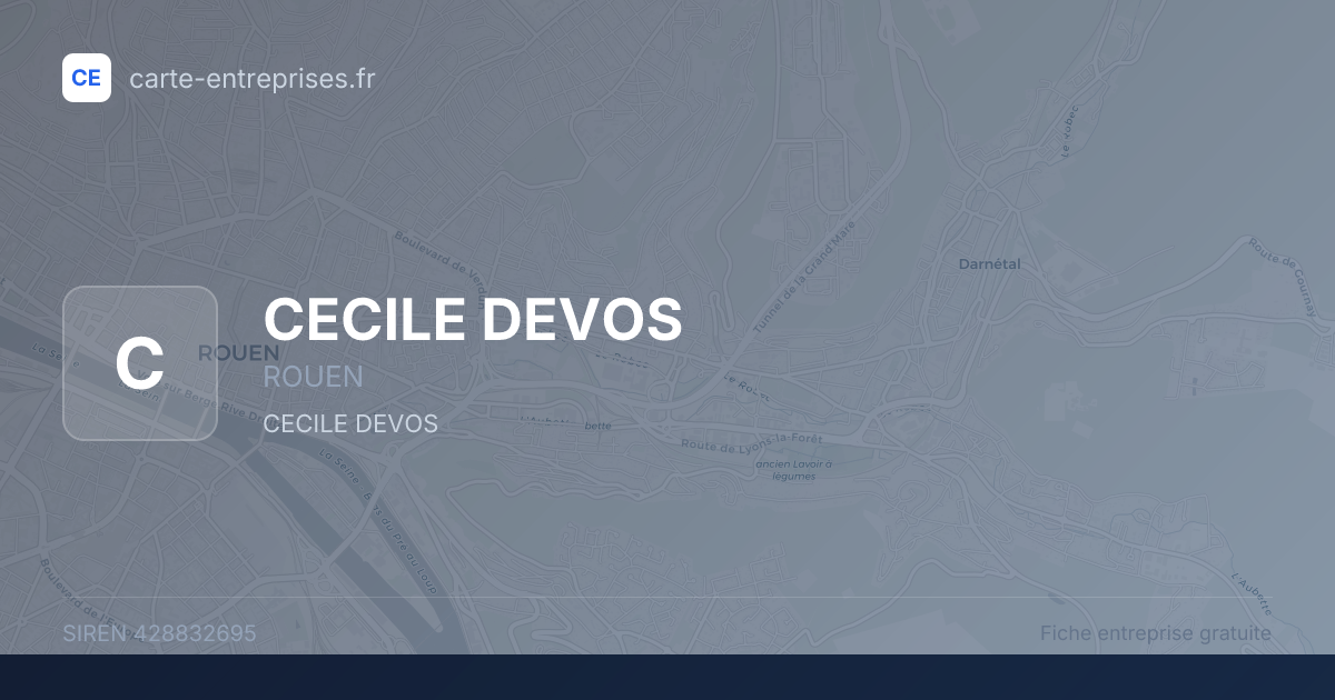 CECILE DEVOS — 428832695 — fiche entreprise