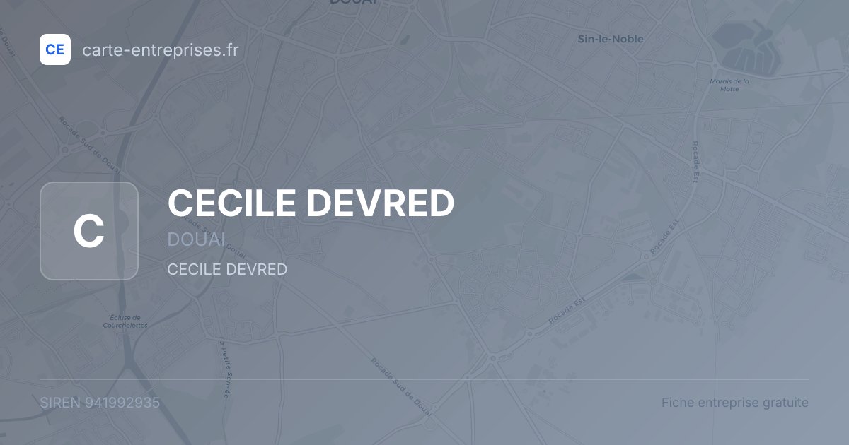 CECILE DEVRED — 941992935 — fiche entreprise