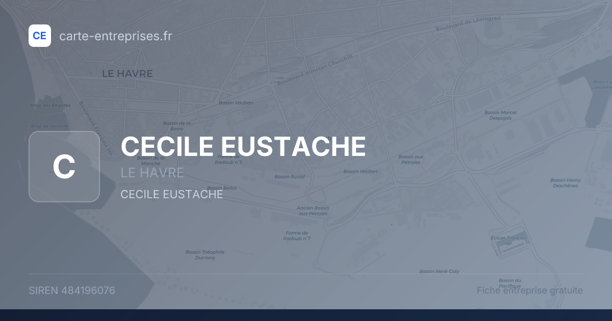 CECILE EUSTACHE — 484196076 — fiche entreprise