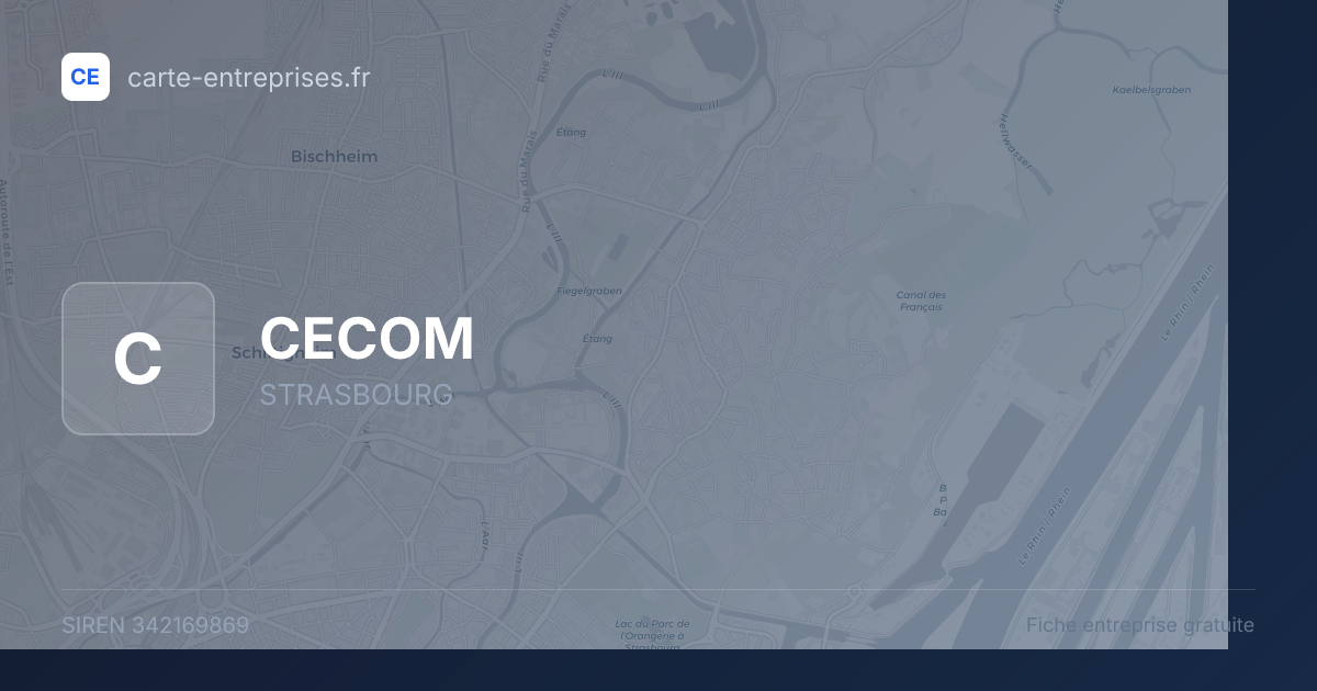 CECOM — 342169869 — fiche entreprise