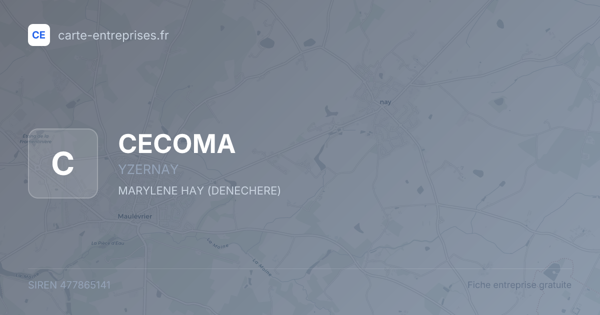 CECOMA — 477865141 — fiche entreprise