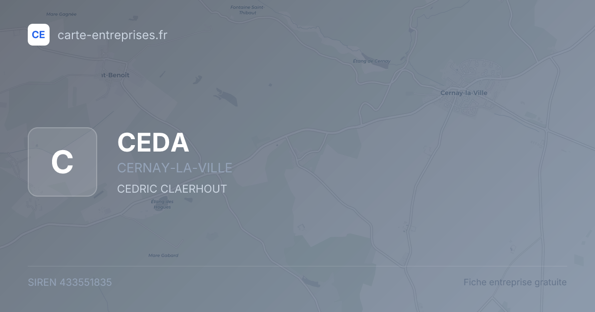 CEDA — 433551835 — fiche entreprise