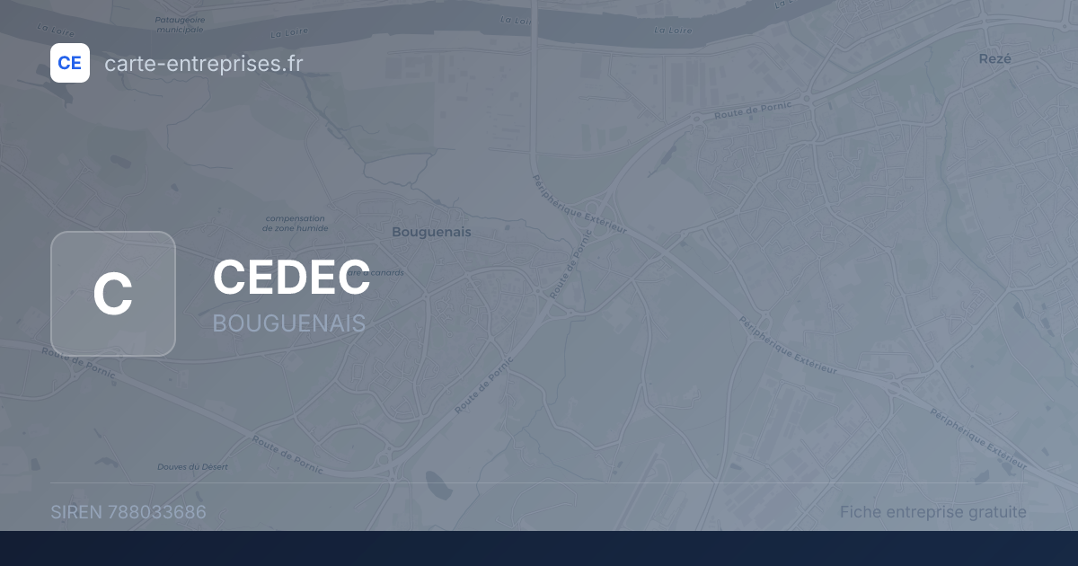 CEDEC — 788033686 — fiche entreprise