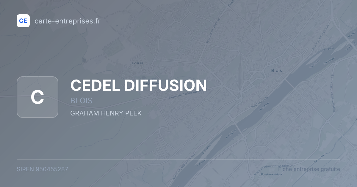 CEDEL DIFFUSION — 950455287 — fiche entreprise