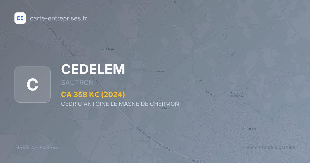 CEDELEM — 481848844 — fiche entreprise