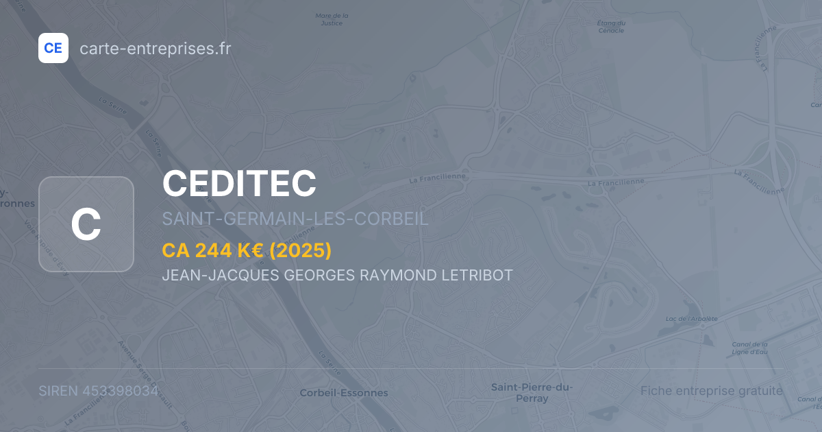 CEDITEC — 453398034 — fiche entreprise