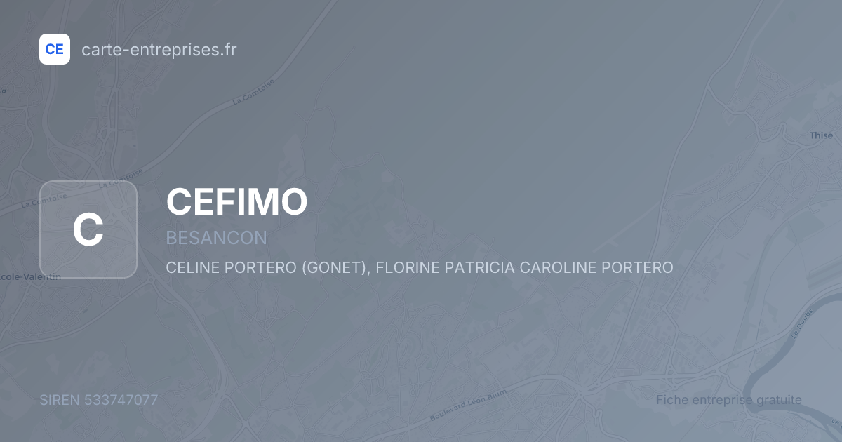 CEFIMO — 533747077 — fiche entreprise