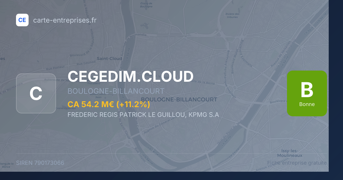 CEGEDIM.CLOUD — 790173066 — fiche entreprise