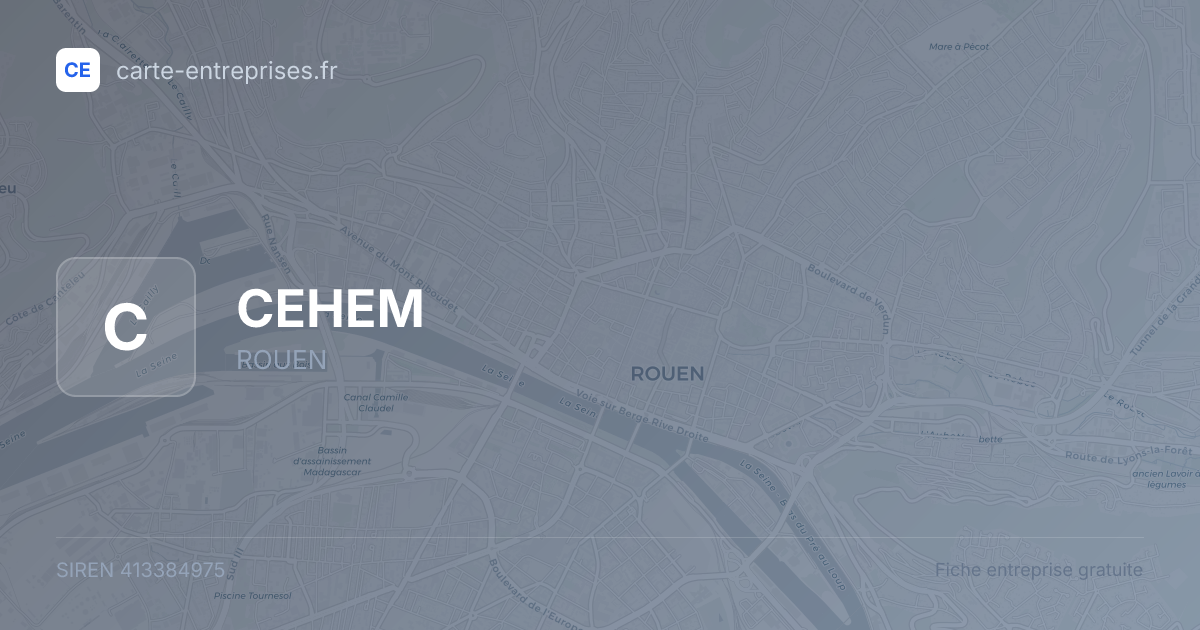CEHEM — 413384975 — fiche entreprise