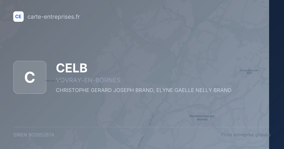 CELB — 902652874 — fiche entreprise