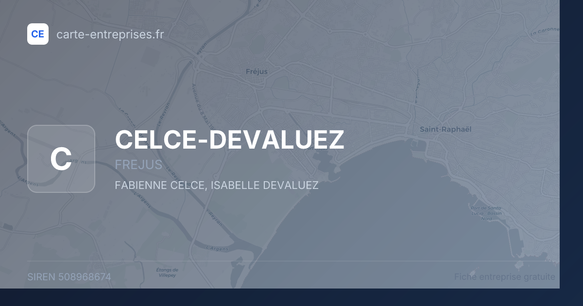CELCE-DEVALUEZ — 508968674 — fiche entreprise