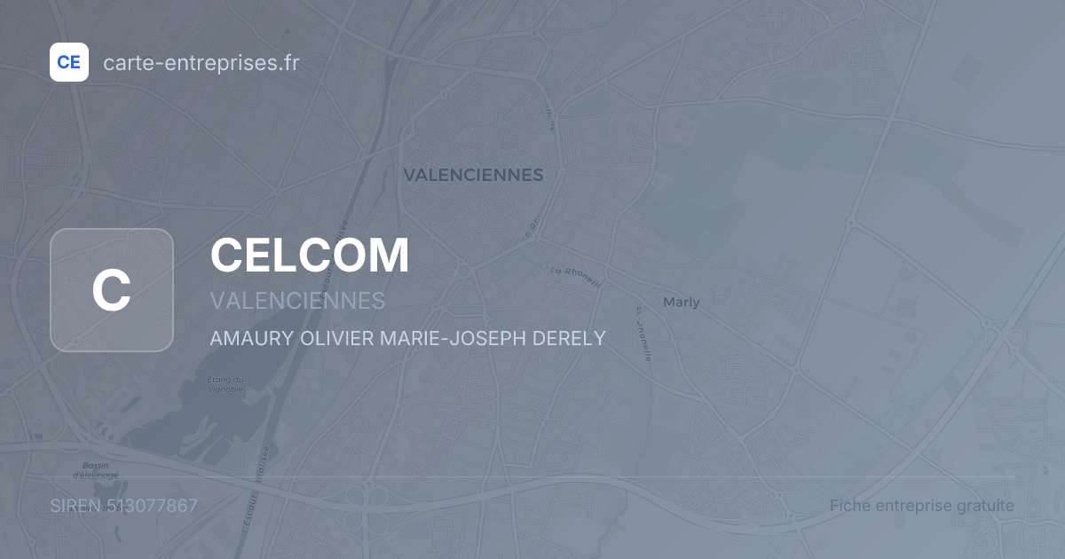 CELCOM — 513077867 — fiche entreprise