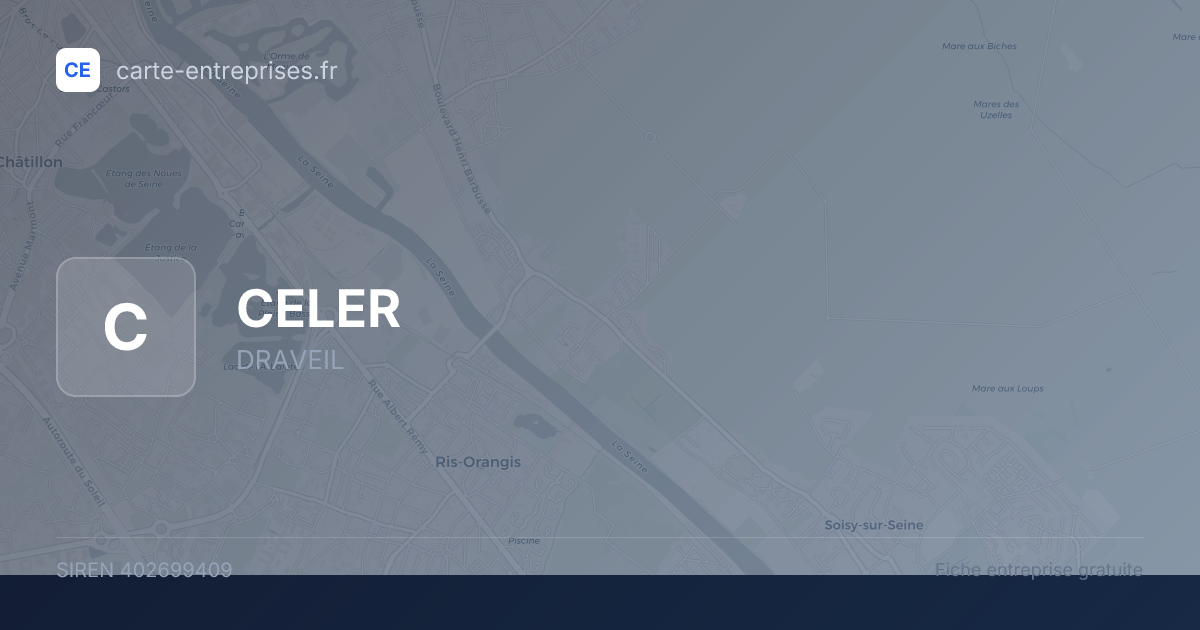 CELER — 402699409 — fiche entreprise