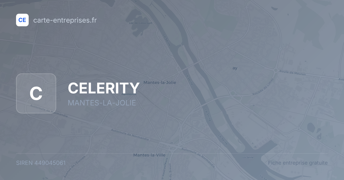 CELERITY — 449045061 — fiche entreprise