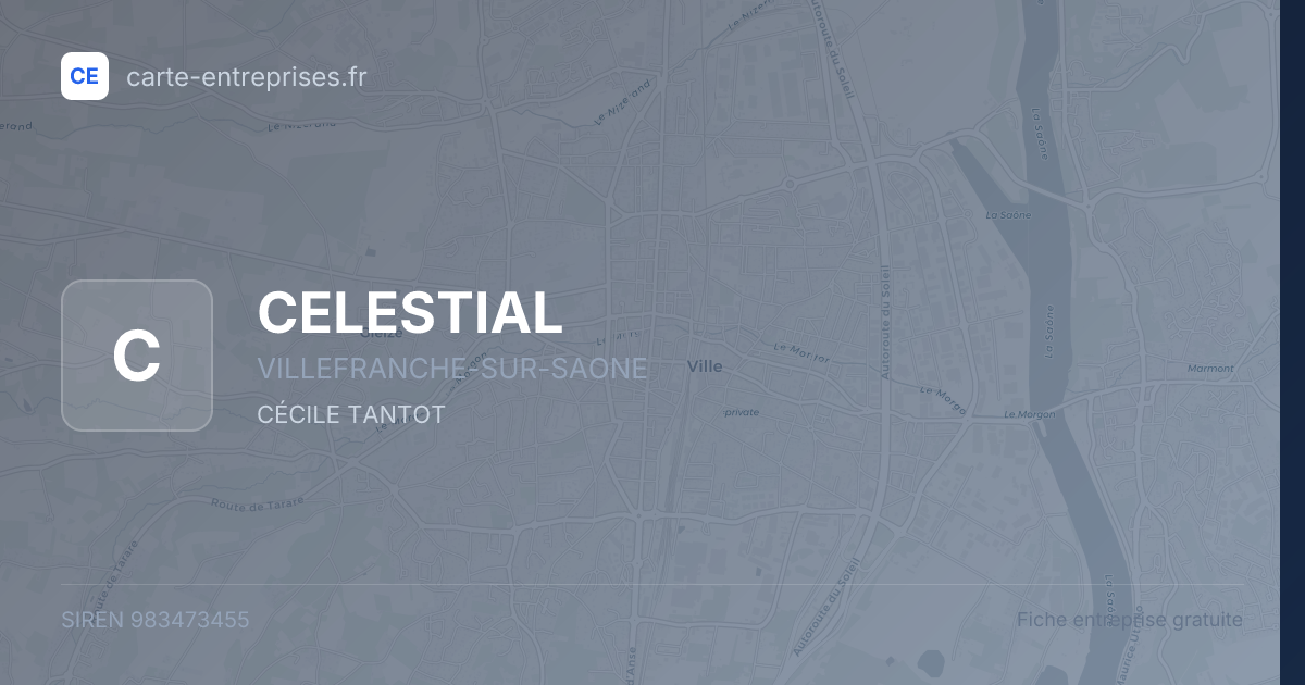 CELESTIAL — 983473455 — fiche entreprise