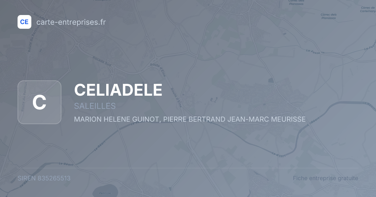 CELIADELE — 835265513 — fiche entreprise