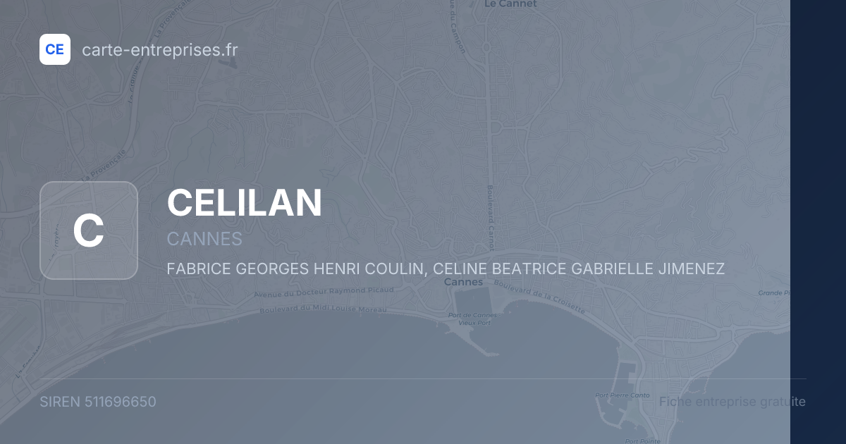 CELILAN — 511696650 — fiche entreprise