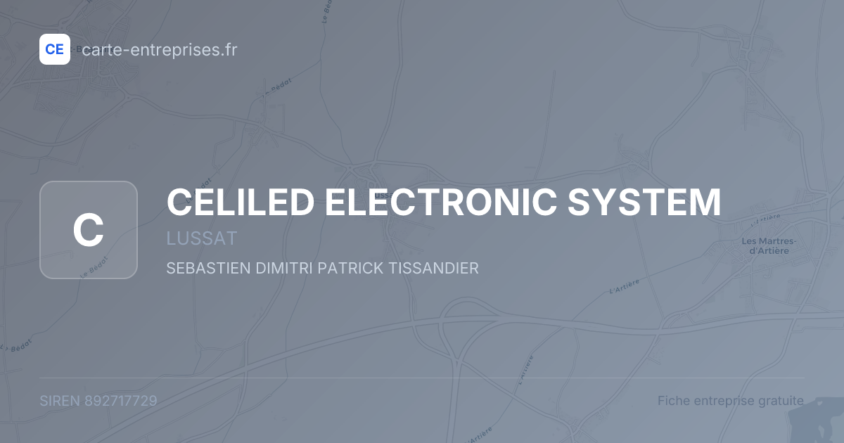 CELILED ELECTRONIC SYSTEM — 892717729 — fiche entreprise