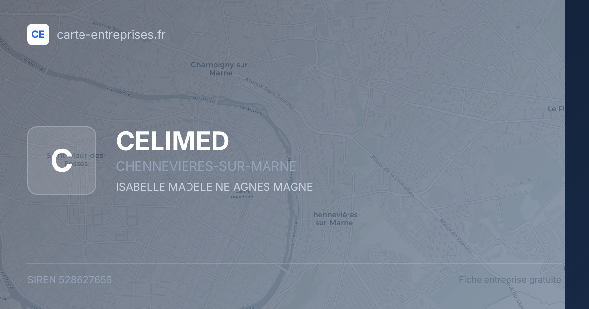 CELIMED — 528627656 — fiche entreprise