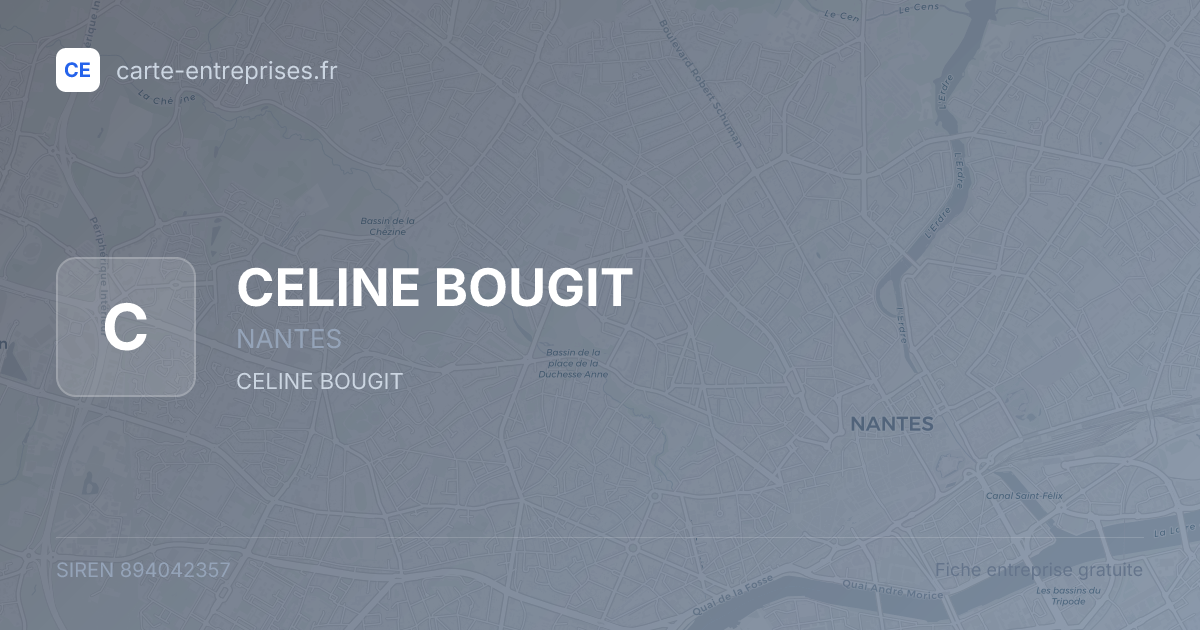 CELINE BOUGIT — 894042357 — fiche entreprise