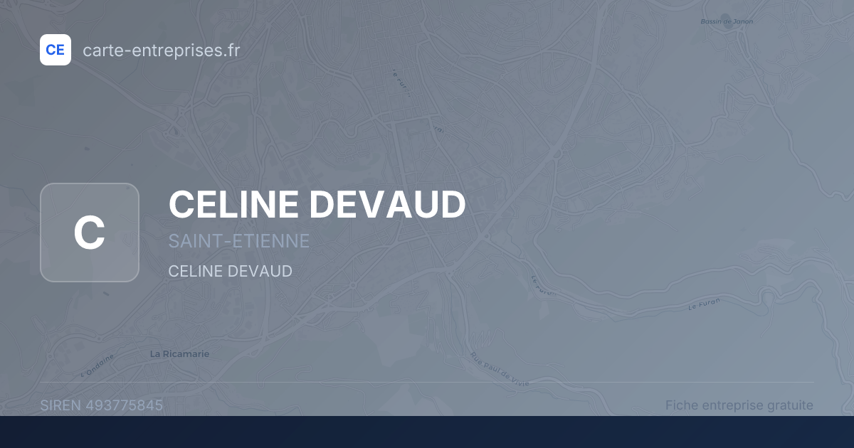 CELINE DEVAUD — 493775845 — fiche entreprise